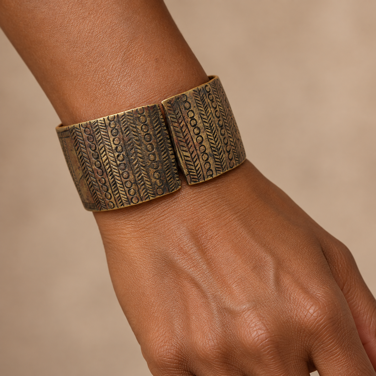 Ethiopian Bronze or Brass Bracelet