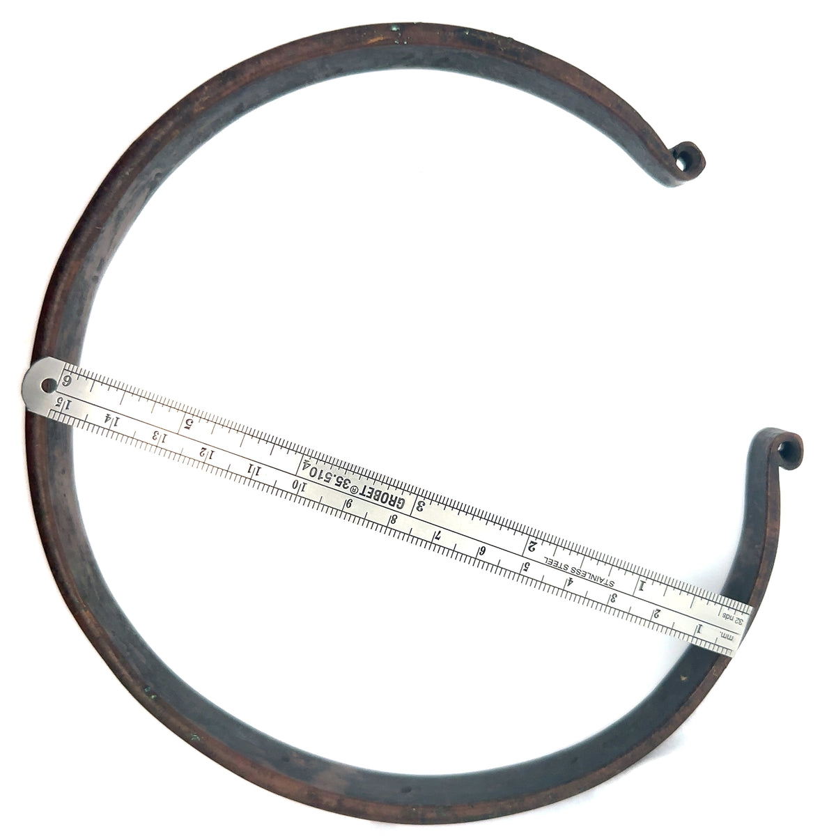 Early 20th-Century Oromo Copper Collar Necklace
