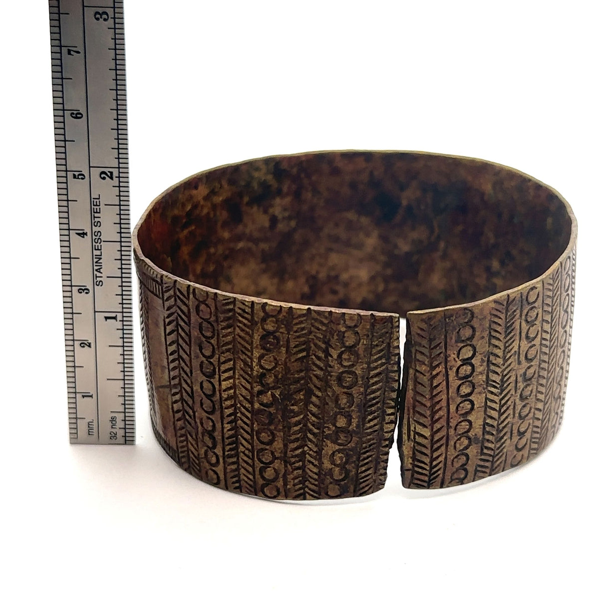 Ethiopian Aluminum Bracelets – side view