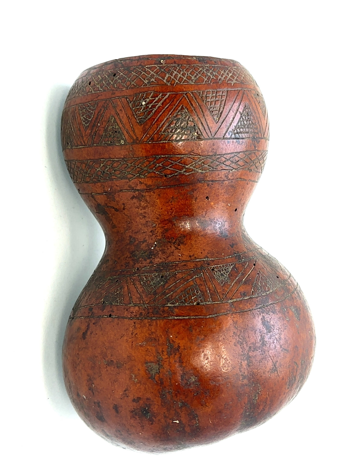 Ethiopian Borena Gourd Jug Small – side view