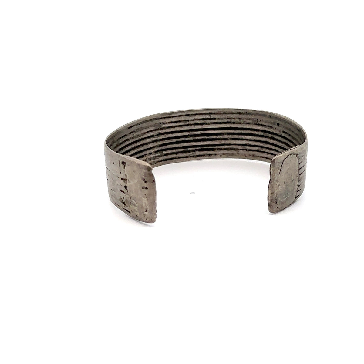 Ethiopian Silver Bracelet Small – back view