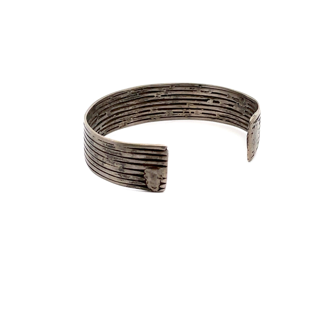 Ethiopian Silver Bracelet Small – front view