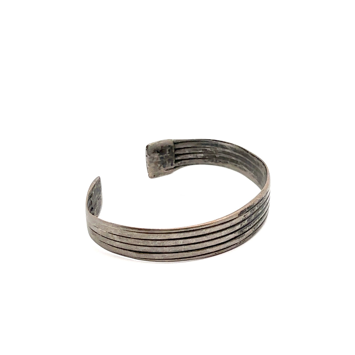 Ethiopian Silver Bracelet Small – front view