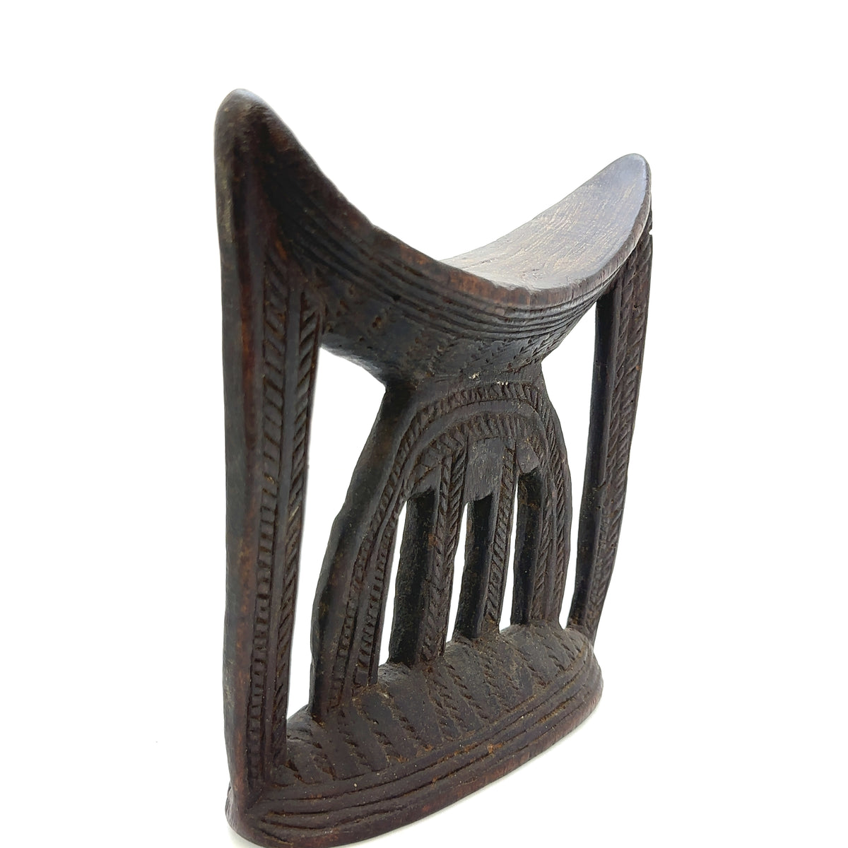 Ethiopian Headrest – side view